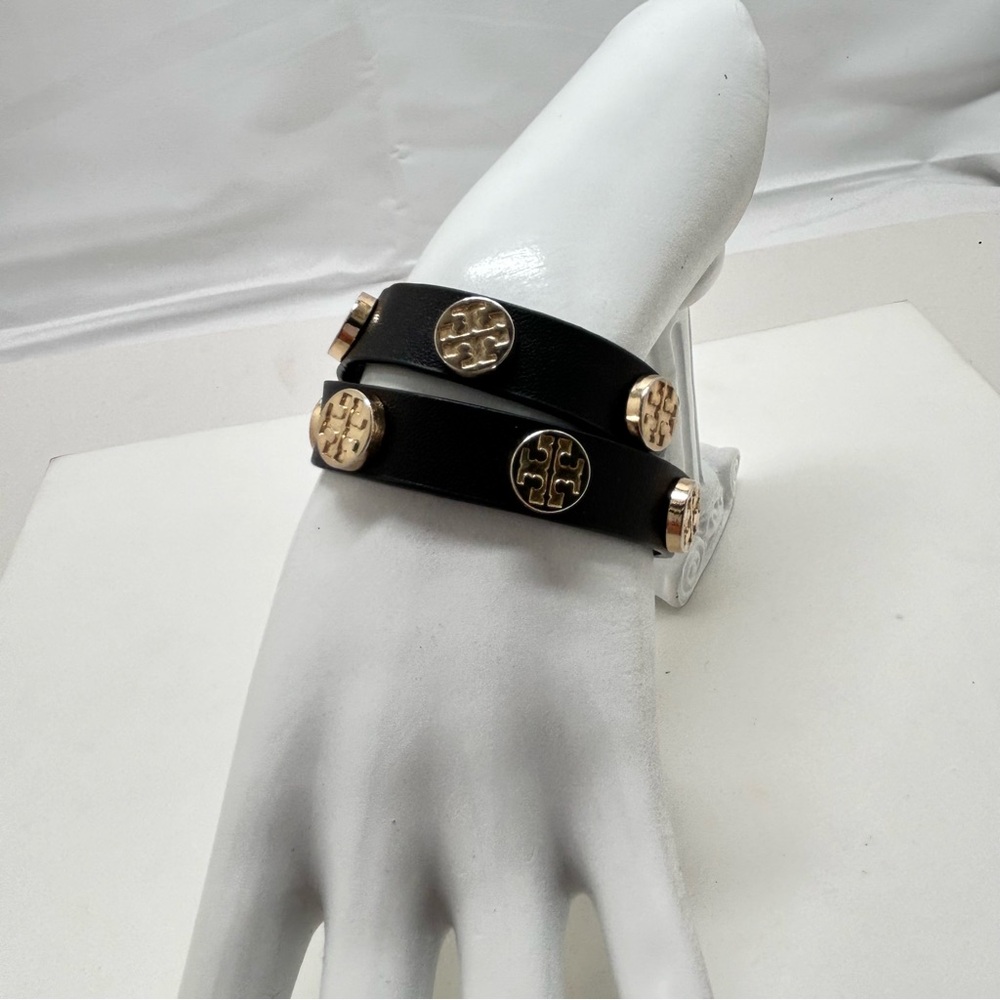 Tory Burch Black Choker with Gold Medallions - Picture 6 of 7